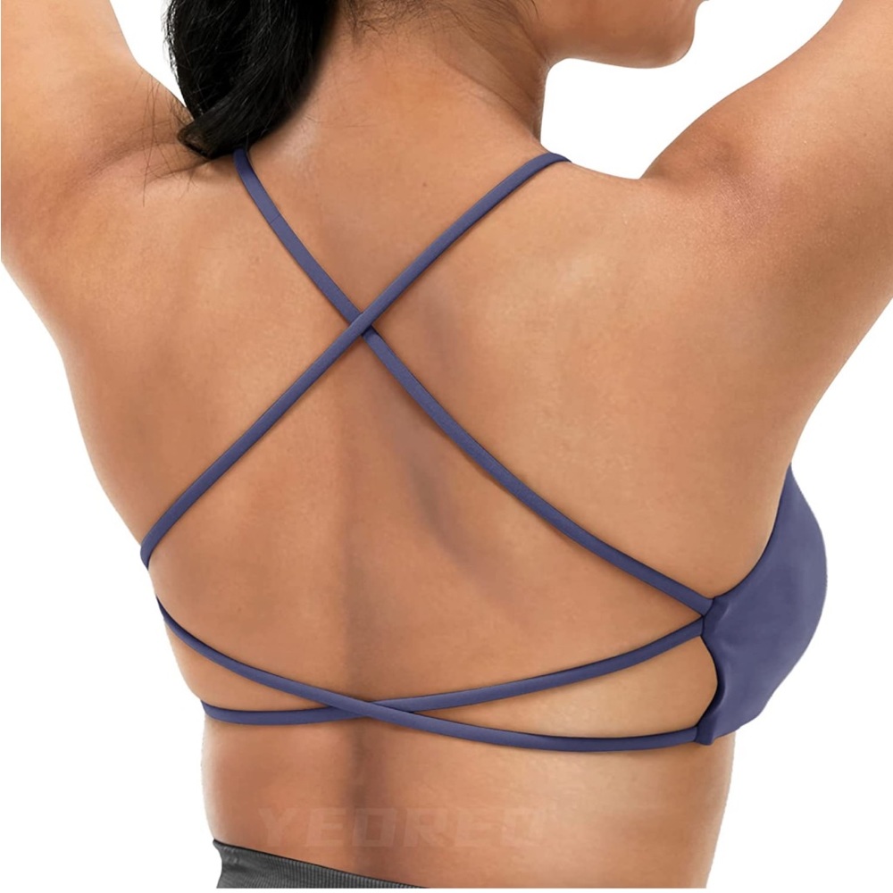Aoxjox aurola yeoreo strappy sports bra